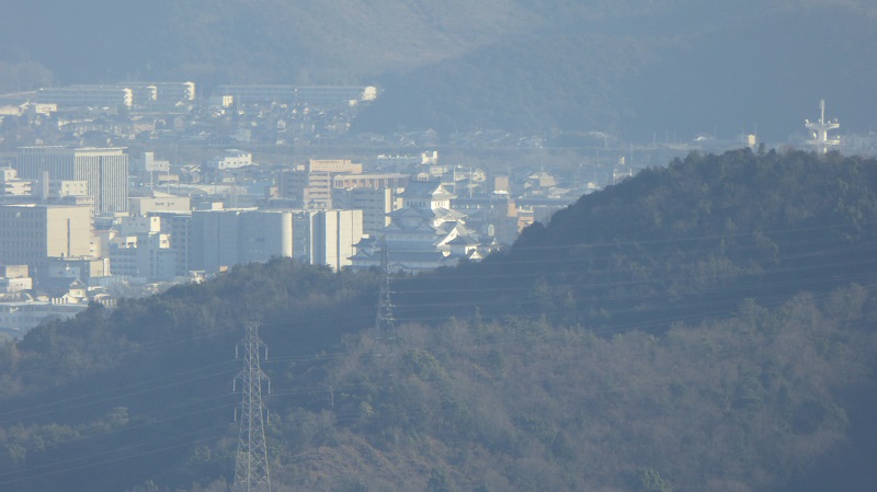 書写山から見た姫路城